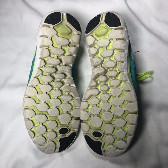 Nike Flex‎ 2014 Run Tribe Green White Running Sneakers Size 9 642767-300 - Picture 7 of 8